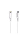 Câble C vers Lightning nylon blanc 1 mètre