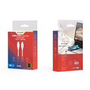 Câble C vers Lightning nylon blanc 1 mètre